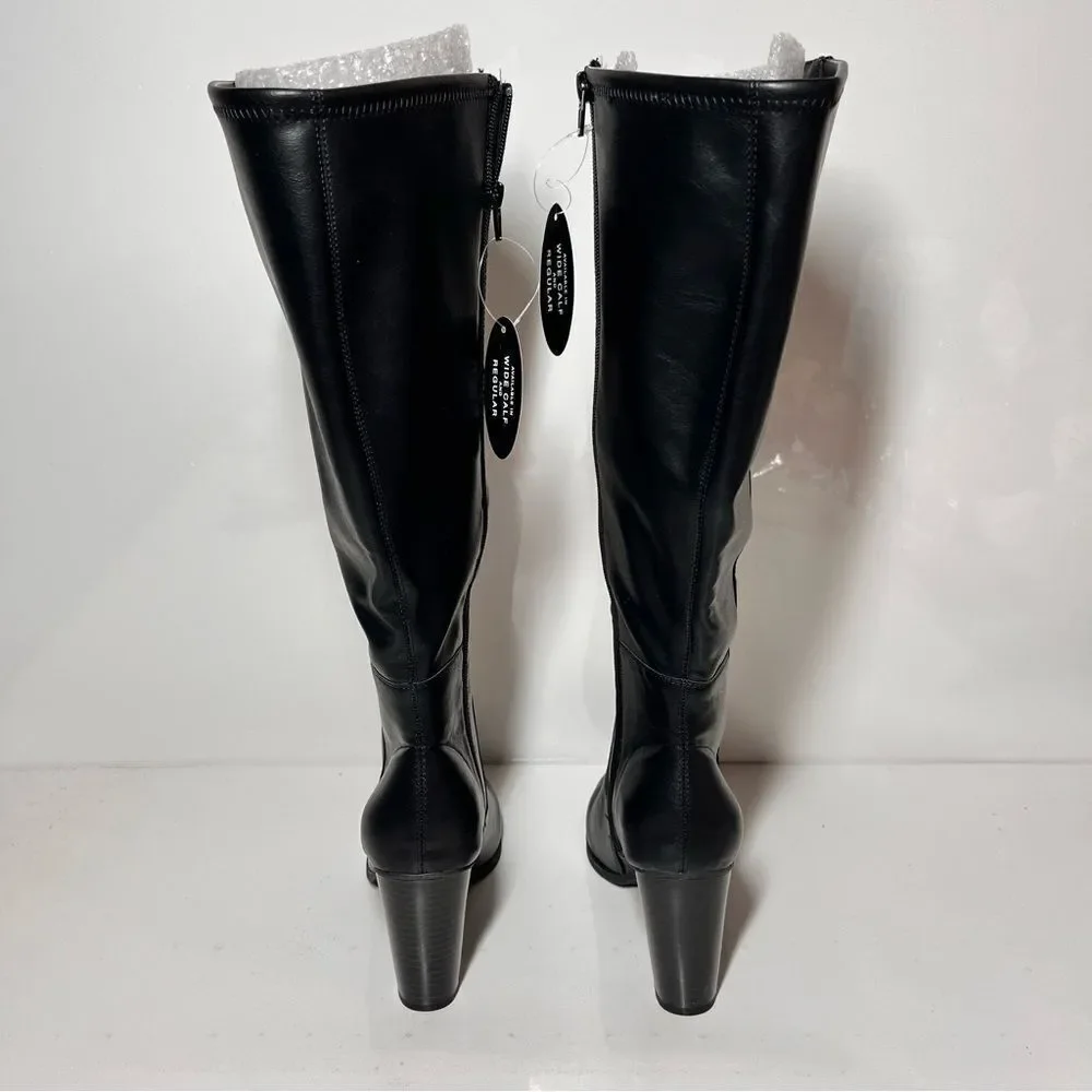 Style & Co Addyy Knee High Wide Calf Confort Helled Boots